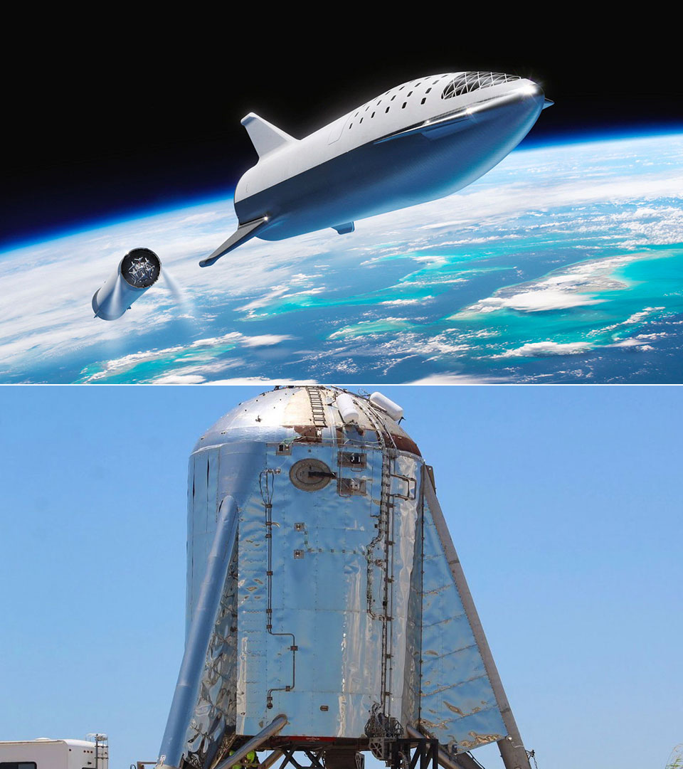 SpaceX Starhopper Hover Test