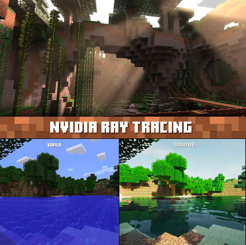 NVIDIA RTX Ray-Tracing Minecraft