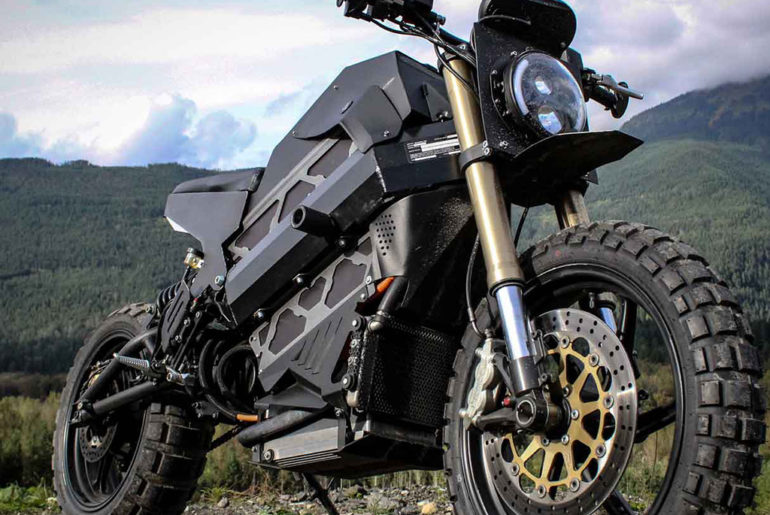 Droog Moto E-Scrambler Electric Motorcycle