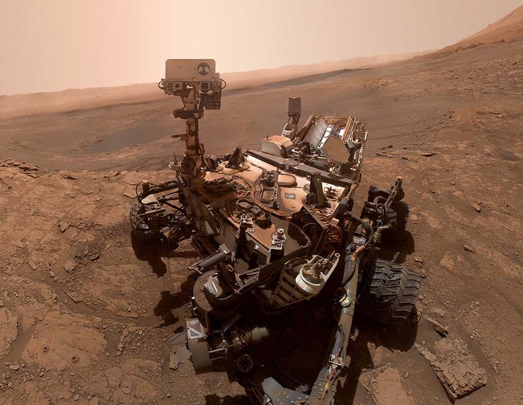 NASA Curiosity Rover Selfie Mars