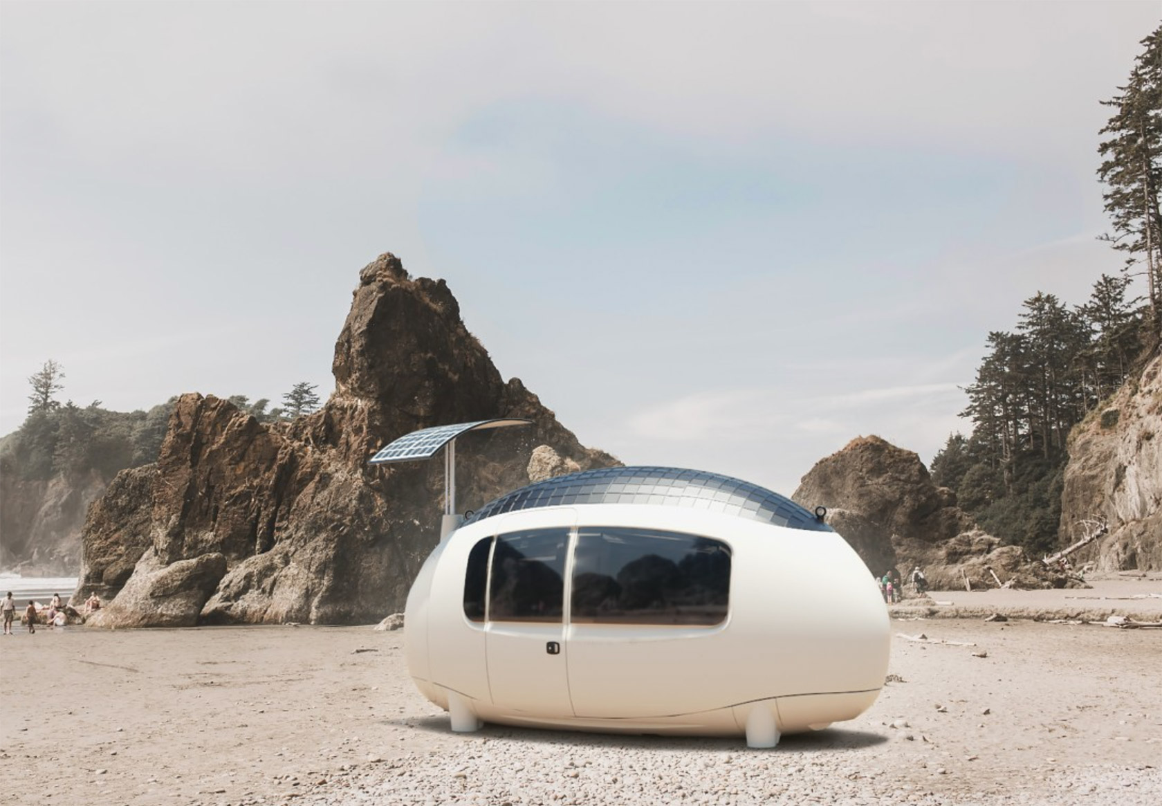 The Space by EcoCapsule Solar Powered Tiny Home