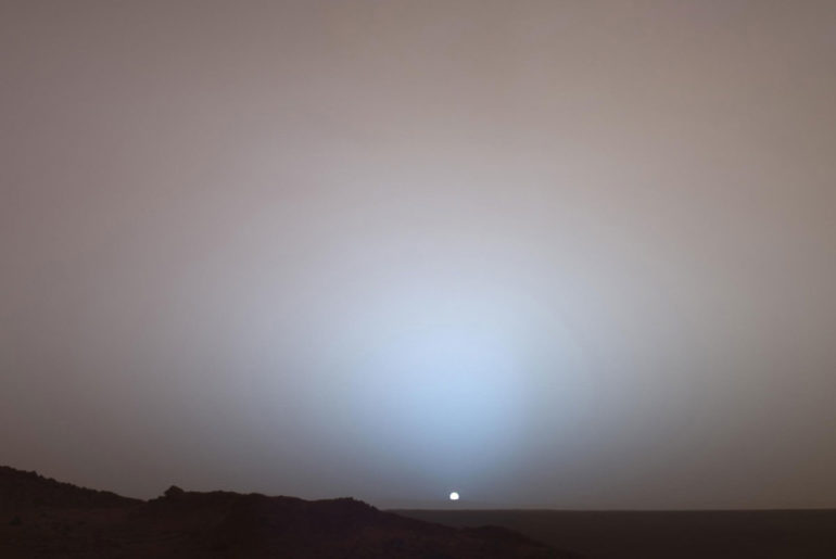 NASA Sunset Mars