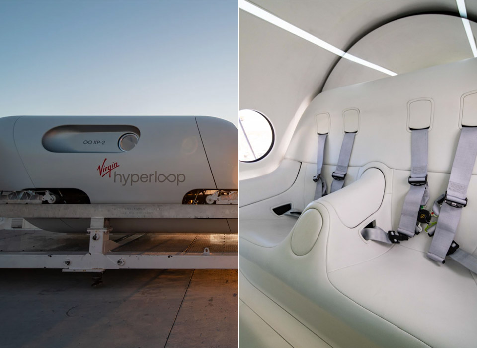 Virgin Hyperloop XP-2 Passenger Test