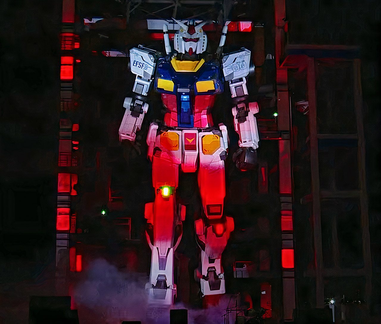 Giant Gundam Robot Factory Yokohmama Japan