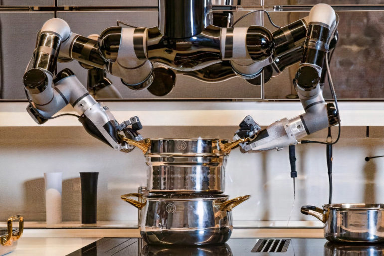 Robot Kitchen Motley Robotics Cook Cleaning
