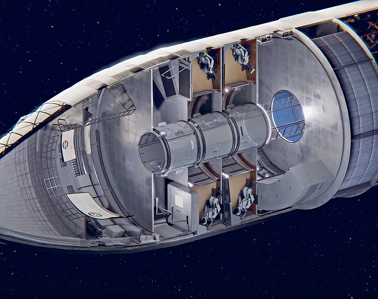 SpaceX Starship Interior