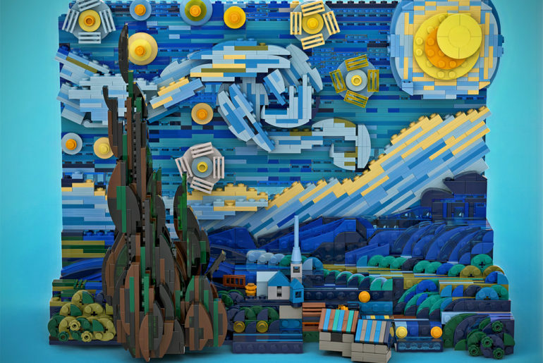 Vincent van Gogh Starry Night LEGO Ideas