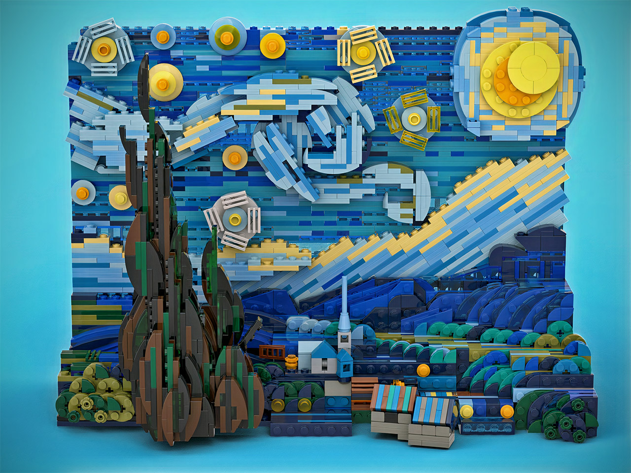 Vincent van Gogh Starry Night LEGO Ideas