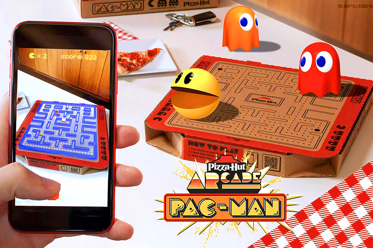 Pizza Hut Pac-Man Game Box