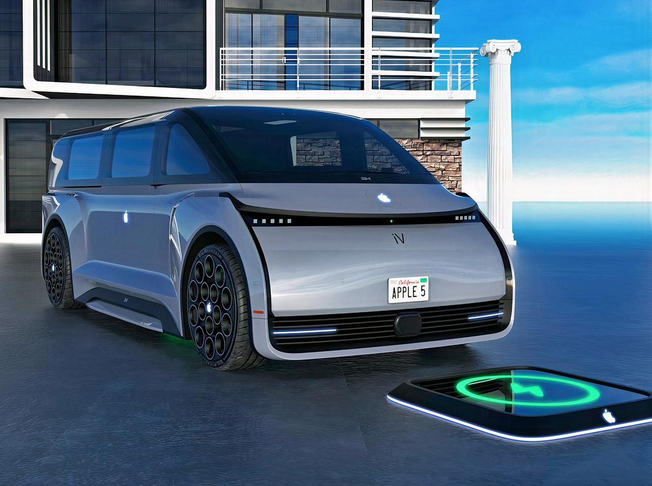 What an Apple Car with Wireless Charging Could Look Like - The Flighter