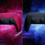 Sony PS5 DualSense Controller Midnight Black Cosmic Red