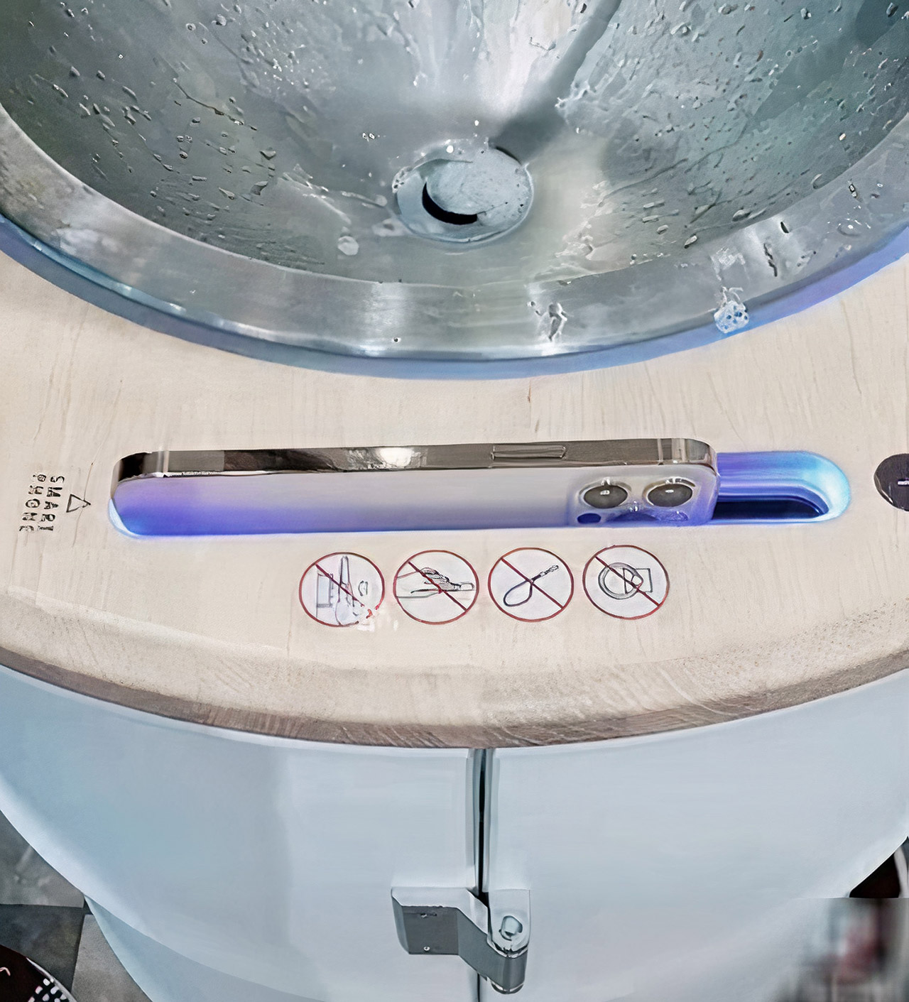 Sink Sanitize Wash Smartphone