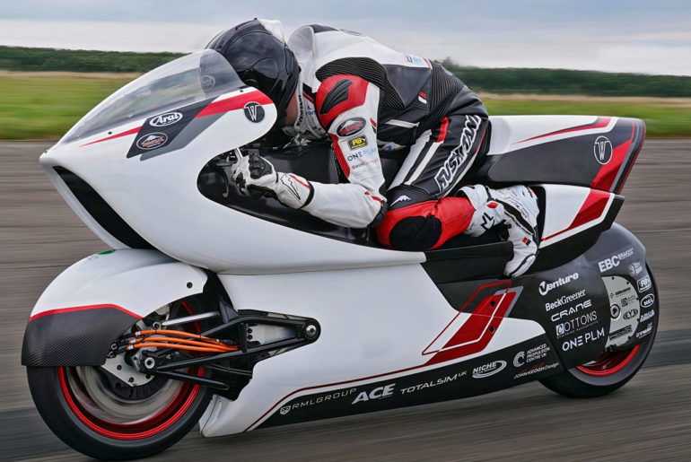 White Motorcycle Concepts WMC250EV Fastest Electric Motorcycle