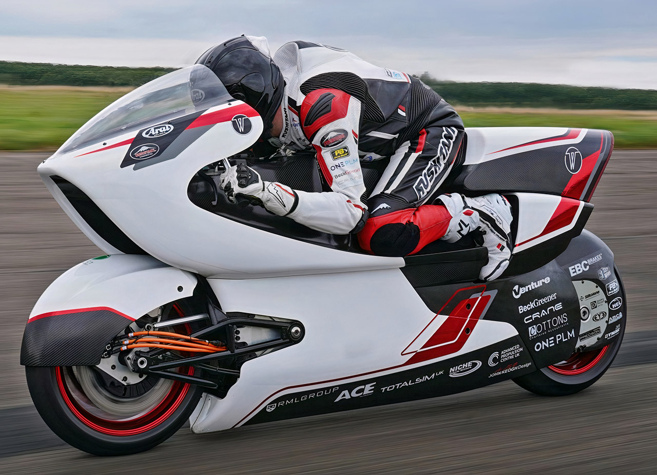White Motorcycle Concepts WMC250EV Fastest Electric Motorcycle