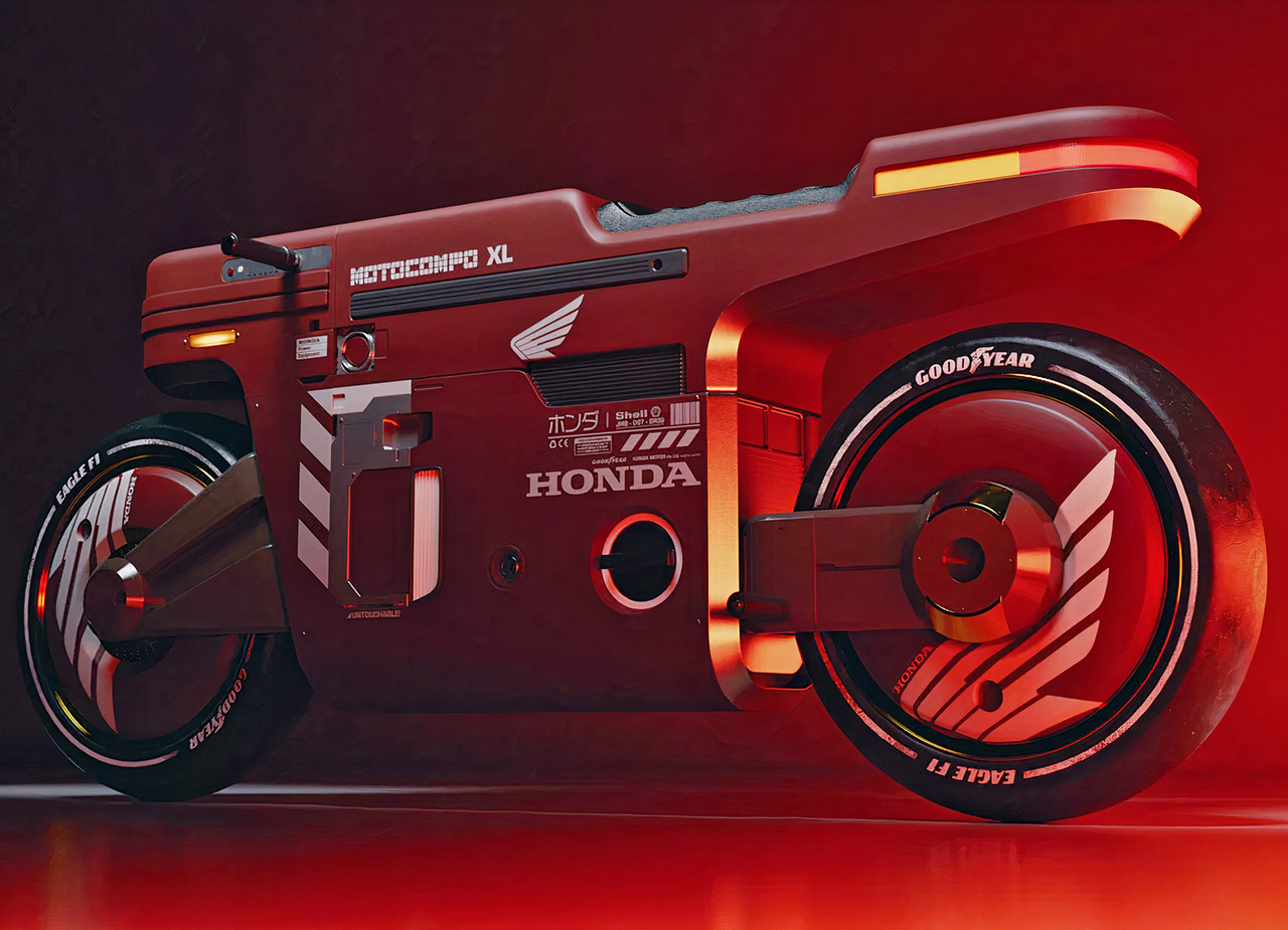 Honda Motocompo XL Folding Motorbike Scooter Concept