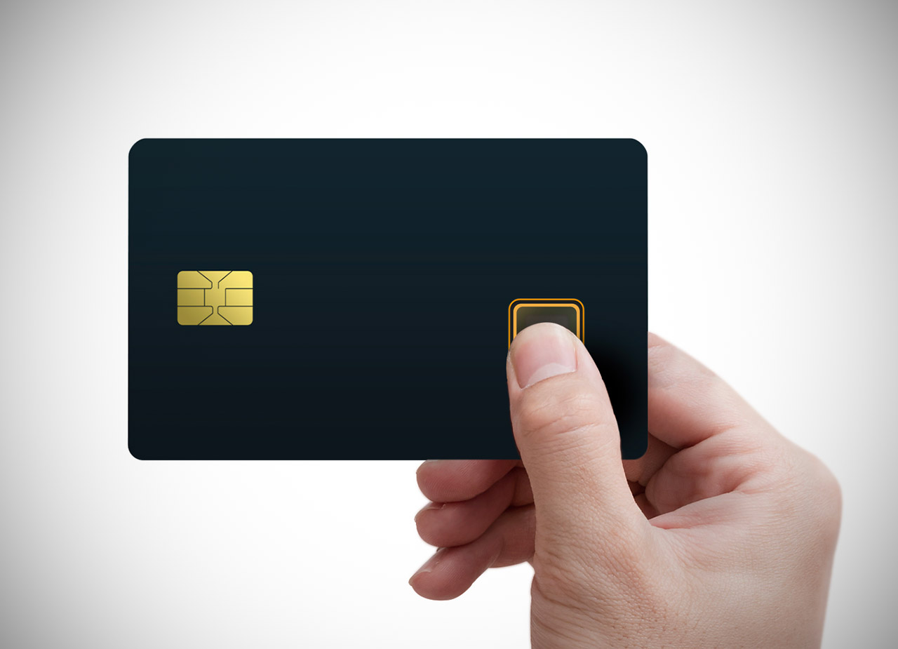 Samsung Fingerprint Security IC Biometric Credit Card