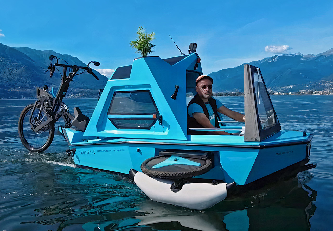 Zeltini Z-Triton 2.0 Amphibious Camper-Trike