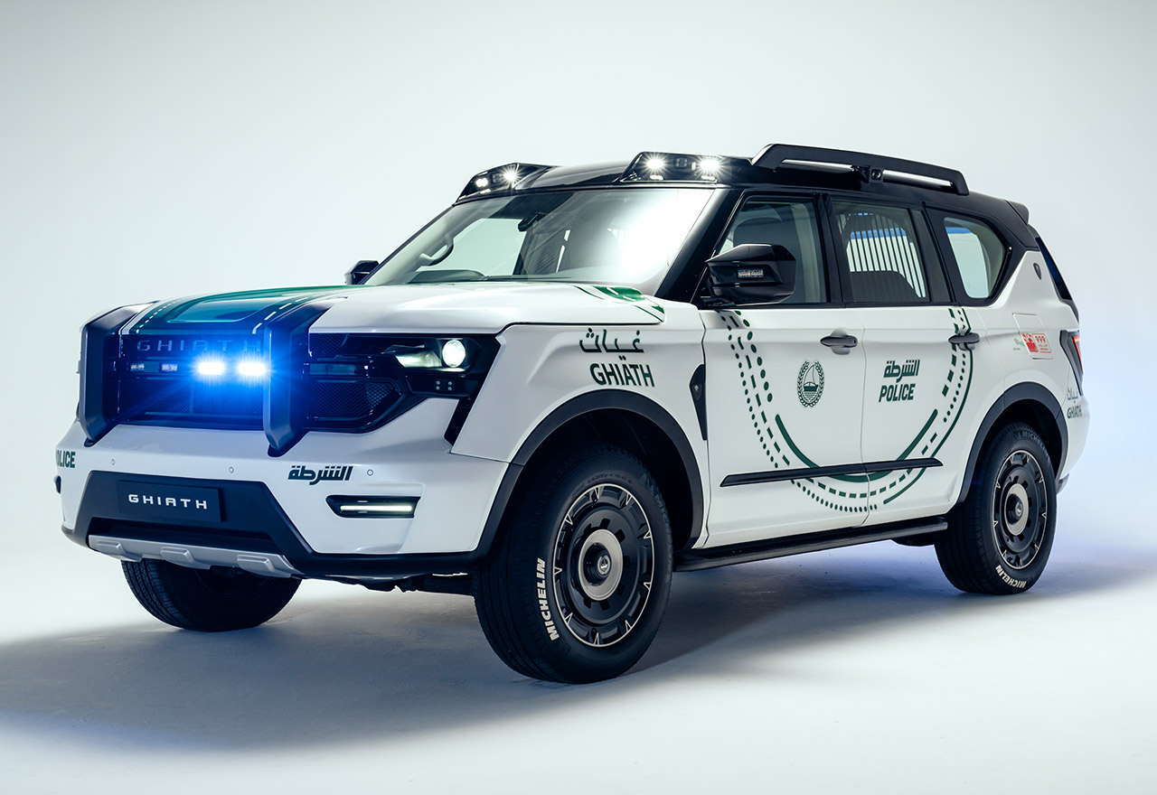 GHIATH Smart Patrol W Motors Security Police Vehicle Dubai