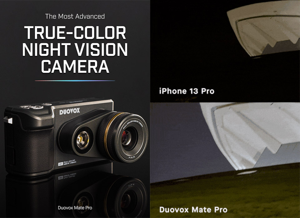 Duovox Mate Pro Camera Night Vision Image Full Color Day