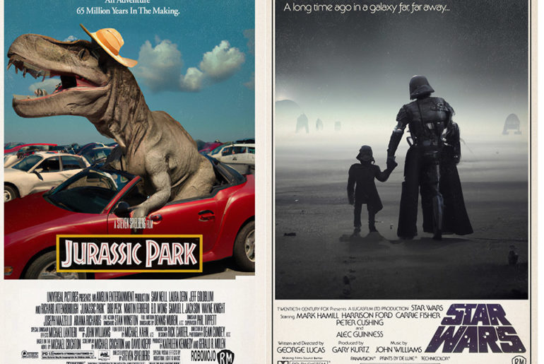 Artificial Intelligence Movie Posters Jurassic Park Star Wars