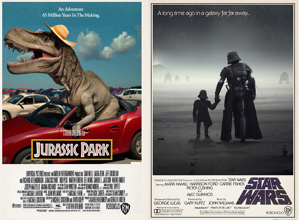 Artificial Intelligence Movie Posters Jurassic Park Star Wars