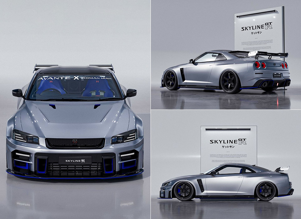 Nissan *R36* Skyline GTR Render. Thoughts? Design by @romanmiah