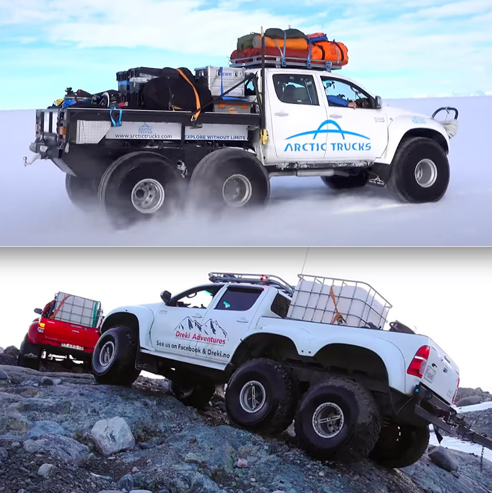 ActicTrucks Toyota Hilux 6x6 Antarctica
