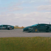 Lamborghini Aventador SVJ vs Ultimae Drag Racing