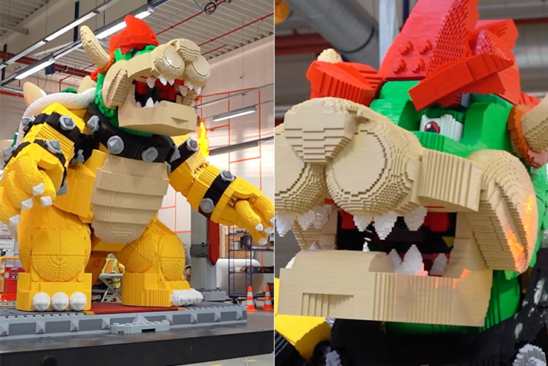 LEGO Worlds Biggest Super Mario Bowser