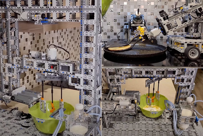 Worlds First LEGO Pancake Factory