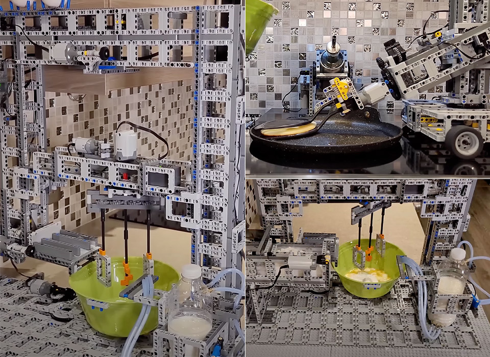 Worlds First LEGO Pancake Factory