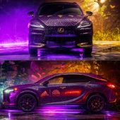 Adidas Lexus RX 500h F SPORT Black Panther: Wakanda Forever