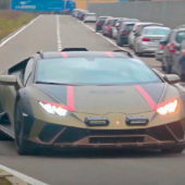 Lamborghini Huracan Sterrato Streets Driving