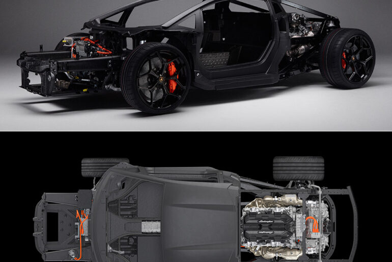 Lamborghini LB744 Carbon Fiber Monocoque