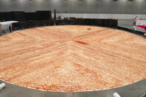 World's Largest Pizza Used 13,663 Pounds of Dough and 630,496 Pepperoni