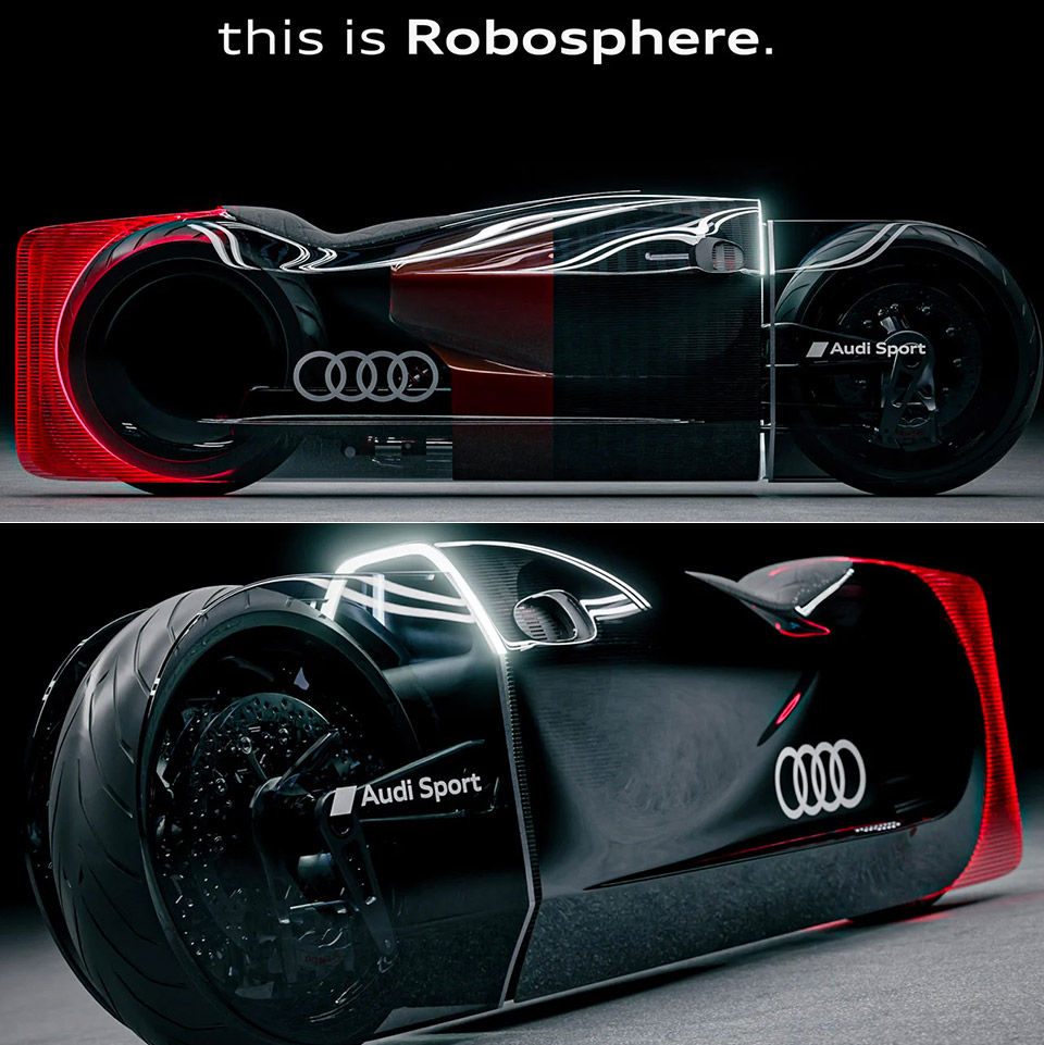 Audi Robosphere Motorcycle Concept Electric