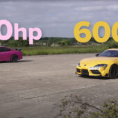 Toyota Supra vs Nissan Silvia S15 Drag Racing