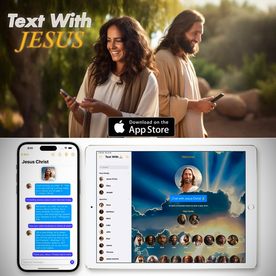 AI Text with Jesus App iOS