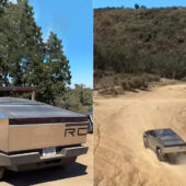 Tesla Cybertruck Release Candidate (RC) Prototypes Off-Road Testing