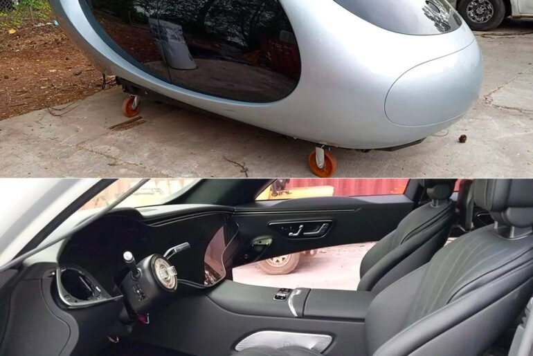 Mercedes-Benz MBUX Seat Pod Exhibit Abandoned