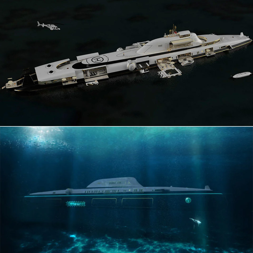 Migaloo M5 Superyacht Submarine