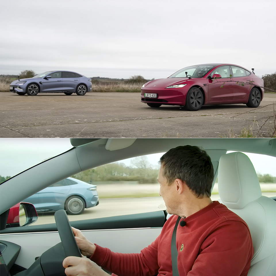 Tesla Model 3 vs BYD Seal EV Review Drag Racing