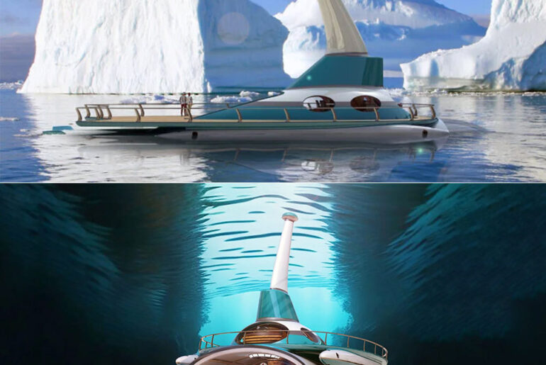 Deep Sea Dreamer Submarine Yacht Concept