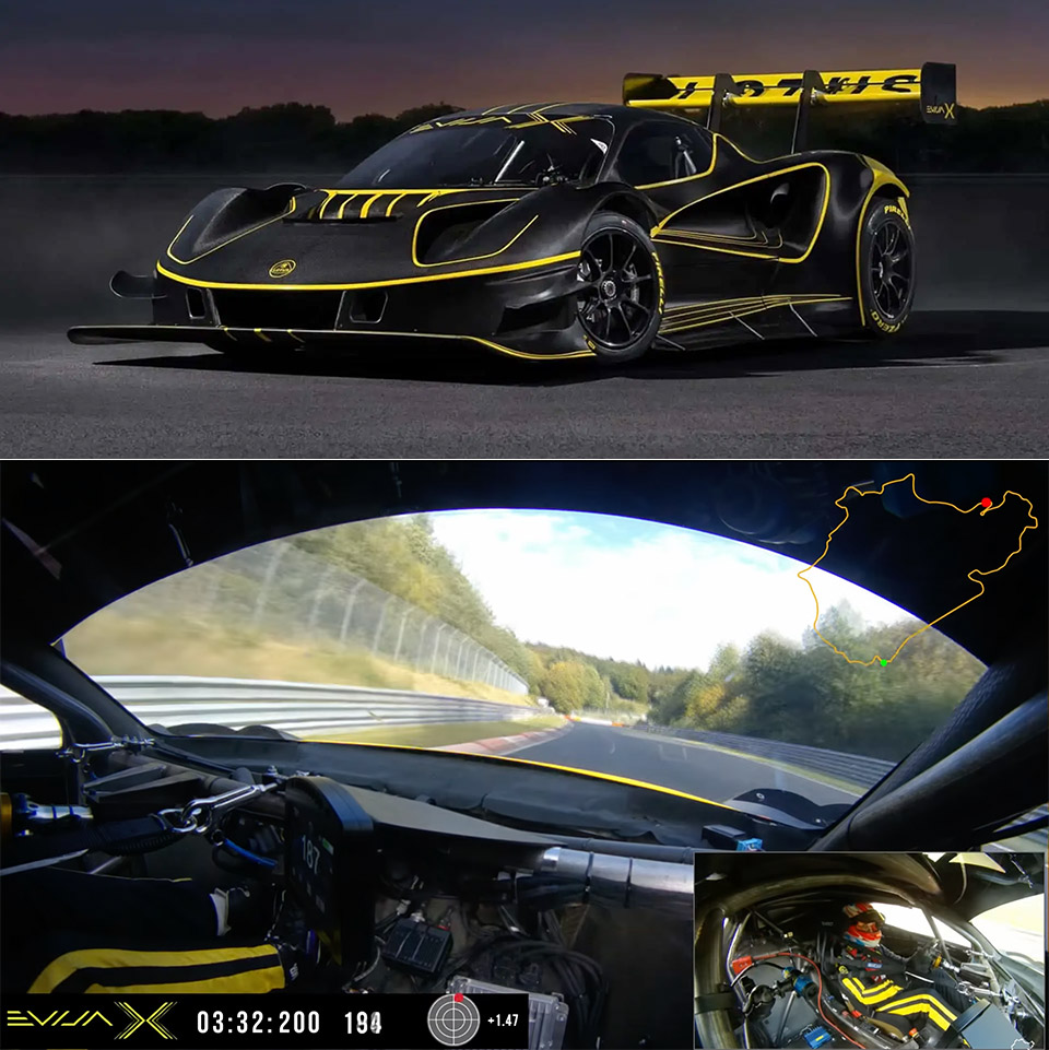 Lotus Evija X Electric Hypercar Nurburgring