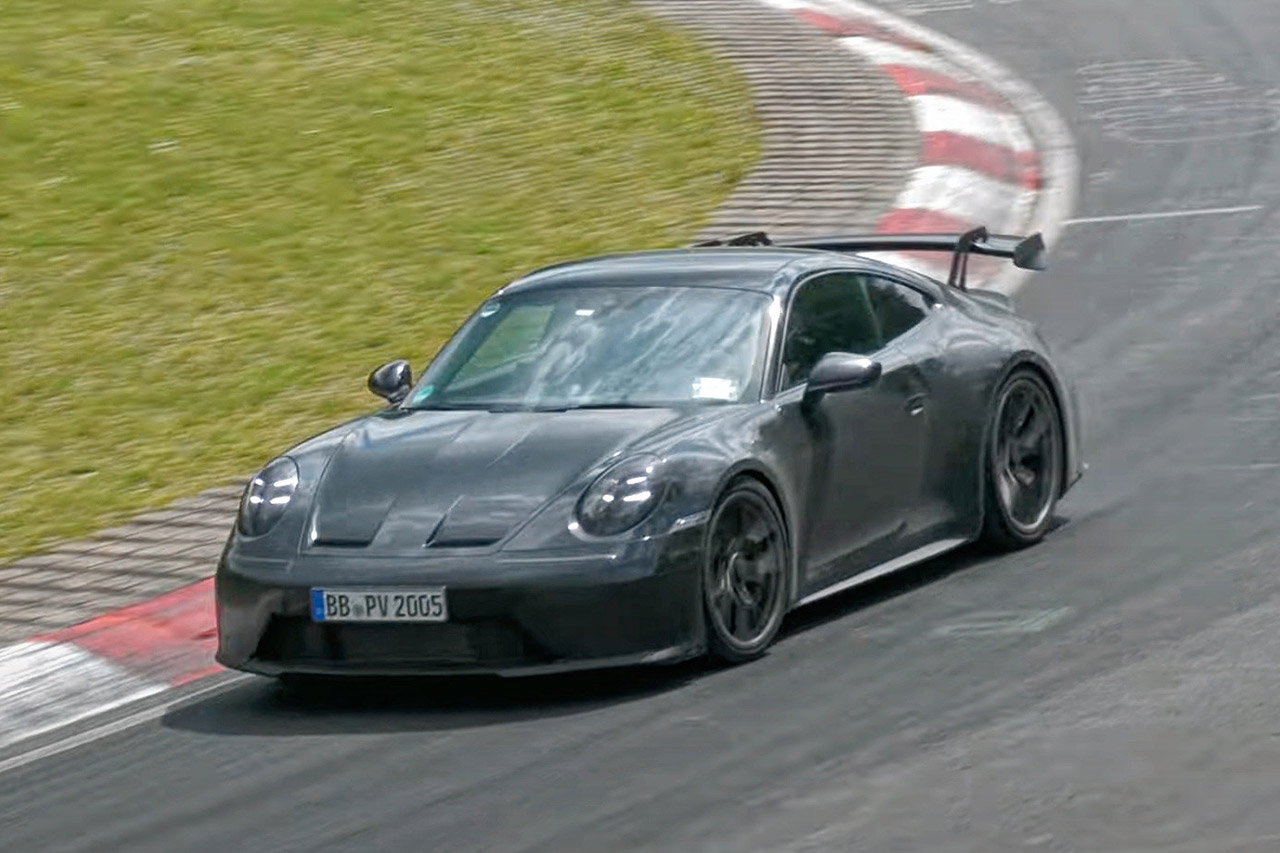 2025 Porsche 911 GT3 Prototype Spied at Nurburgring The Flighter