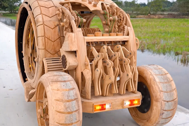 ND Woodworking Art AI Car