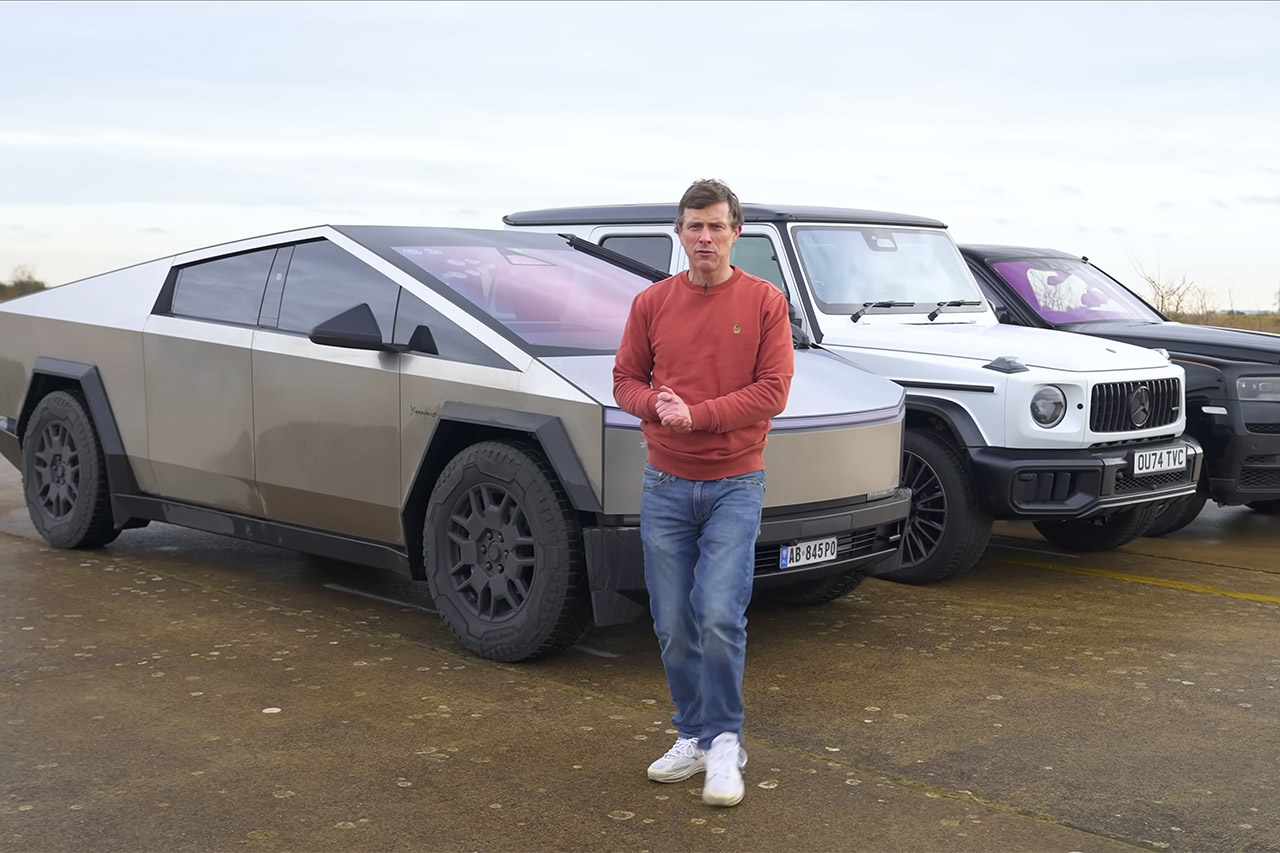 Tesla Cybertruck vs Rolls-Royce Cullinan vs AMG G63 Drag Racing