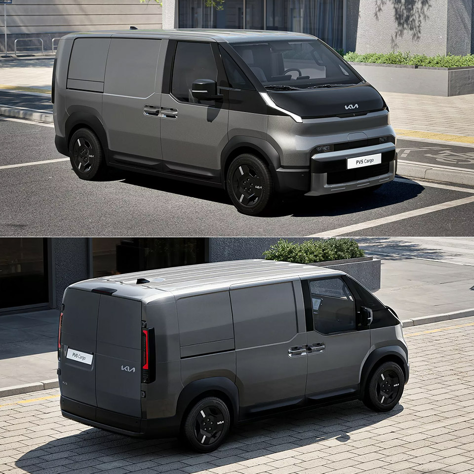 Kia PV5 Passenger Cargo EV Production Model