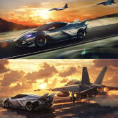 Mxtrem Maverick Fighter Jet C8 Corvette