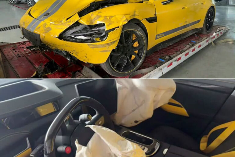 Xiaomi SU7 Ultra Track Crash